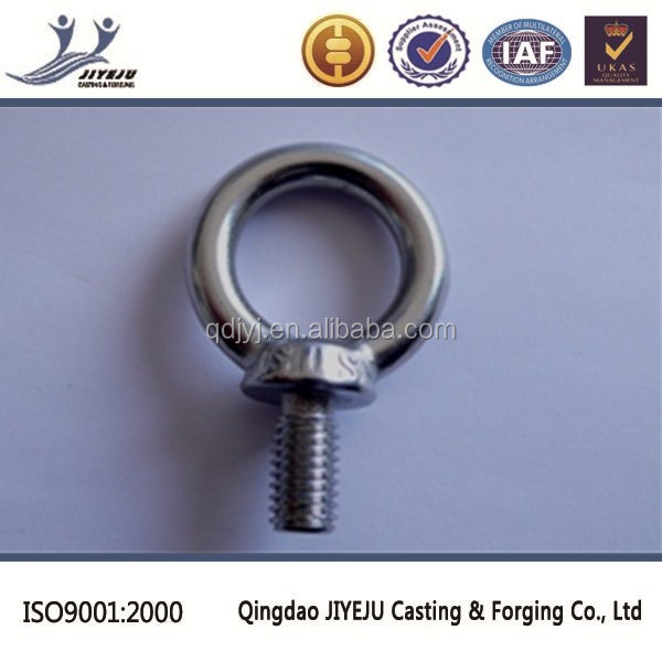 Large Size Eye Bolt 11/2 Inch Shoulder Type Eye Bolt H.d.g Eye Bolt