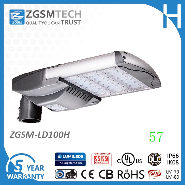 100 W LED уличный светильник с IP66 IK08 и 5 лет гарантия