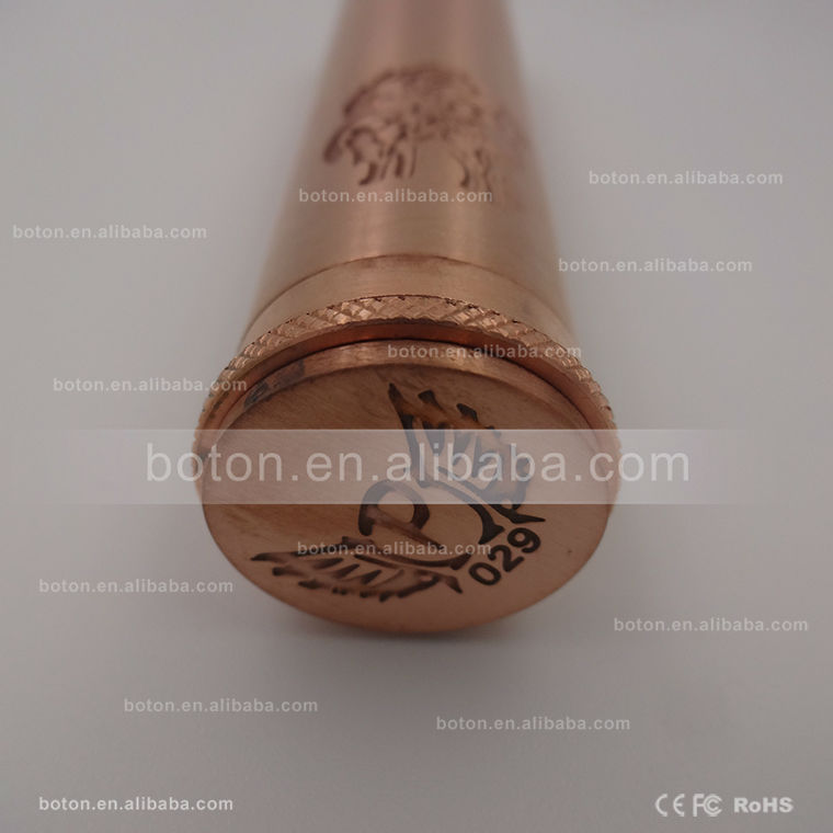 High Quality Mechanical Mod Wholesale Copper Pegasus Mod Clone Supplier