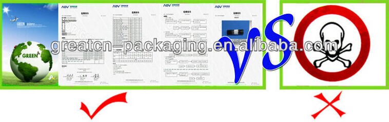 Top quality custom printed back sealed side gusset empty tea bag