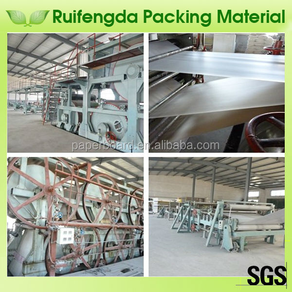 Paper insole board covered 2.5mm gray paper board board