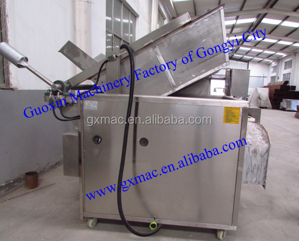Guoxin Factory automatic potato chips frying machine/ kfc chicken frying machine