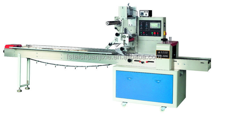 CE Approved Horizontal walnut cake/moon cake/biscuit cake/rice cake/egg cake Flow Pack Packing Machine