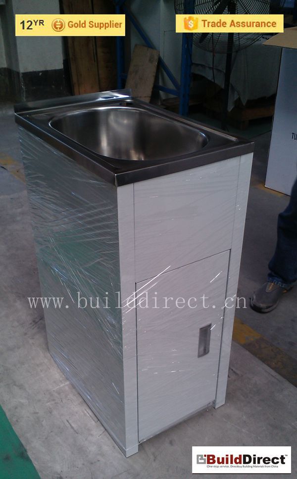 の洗濯槽キャビネットカラーボード538ステンレス鋼の洗濯シンクキャビネット仕入れ・メーカー・工場