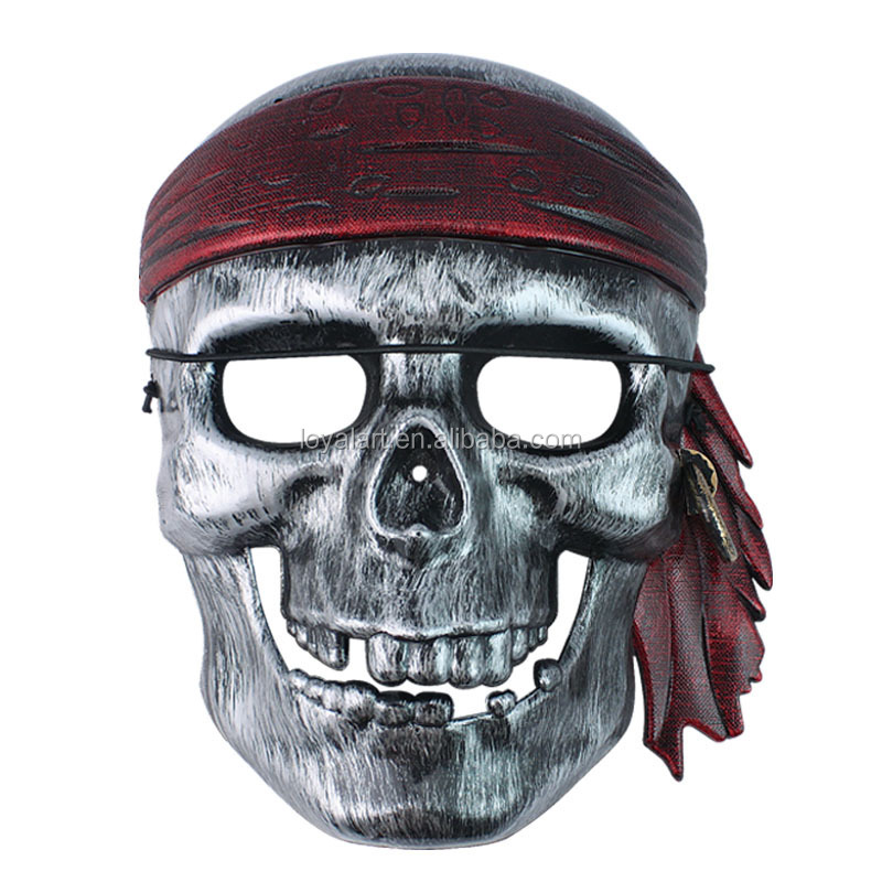 ベストセラー電気めっき海賊ホラー頭蓋骨用ハロウィン パーティー仕入れ・メーカー・工場