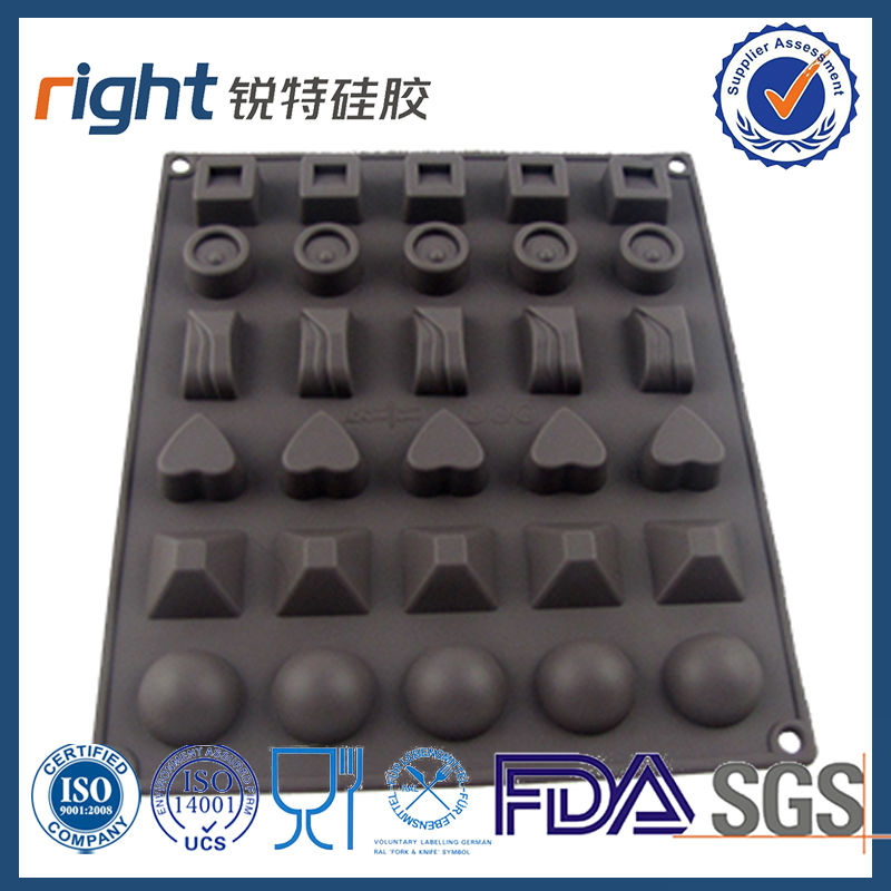 different shape silicone chocolate bar mould