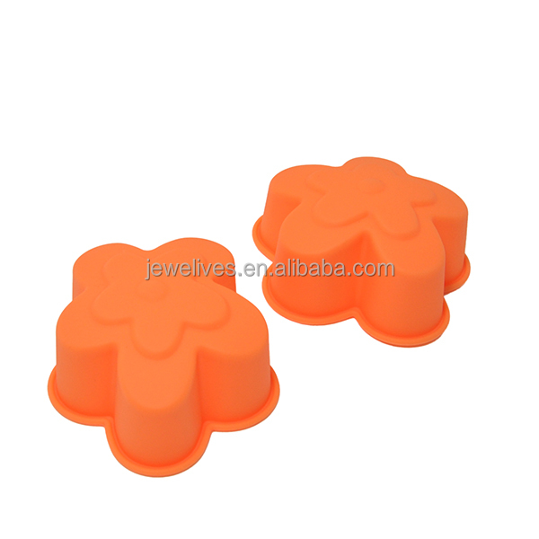 Reusable round shape FDA silicone muffin cake cups
