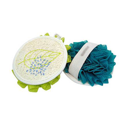 Loofah bath glove thumb loofah spo<em></em>nge loofah mesh sponge問屋・仕入れ・卸・卸売り