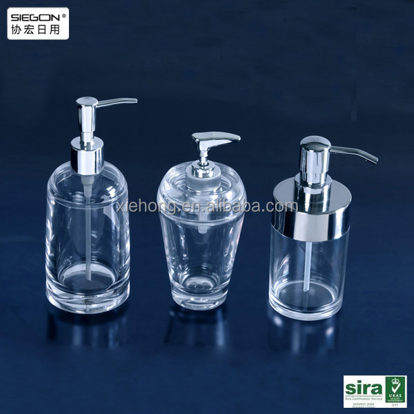 clear plastic acrylic latex bottles lotion bottles soap dispens with pump 問屋・仕入れ・卸・卸売り