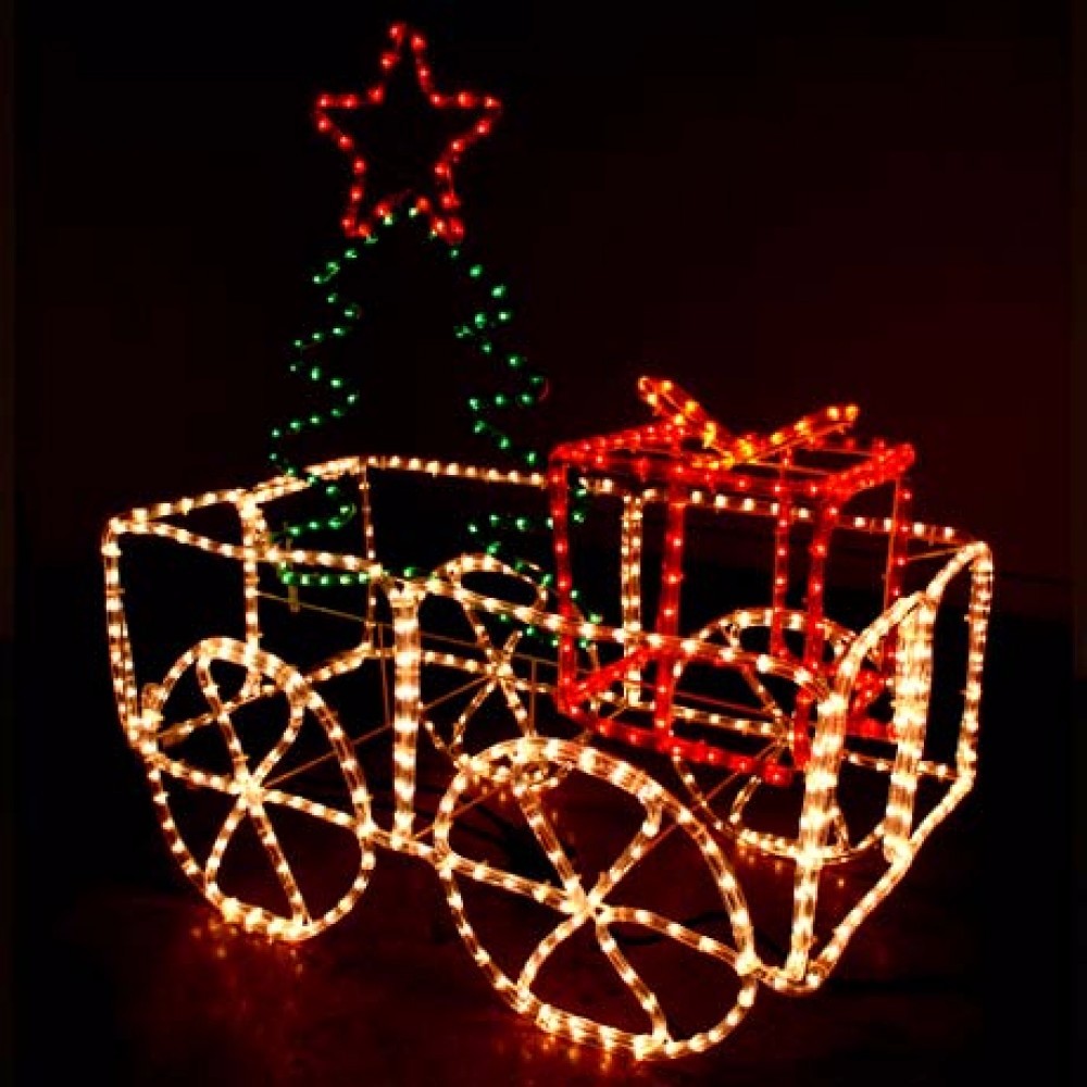 Outdoor Animated Rope Light Train Motif Light 3d Christmas Sculpture Buy Rope Light Train