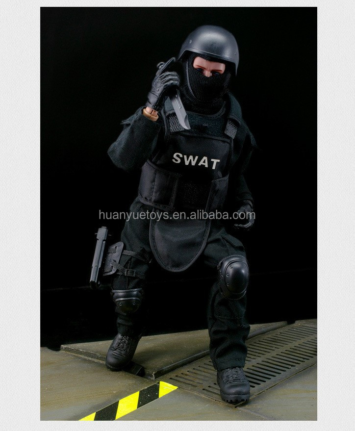 1/6 Swat New Model Action Police Man 30 CM Height Hot Sale