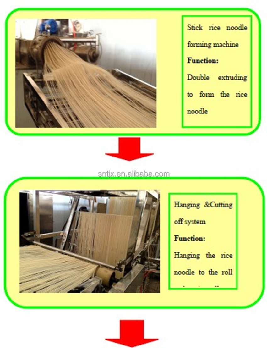 15 tons/day Industrial Stick Rice Noodle Processing Machine