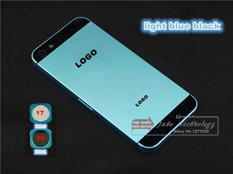 jade iphone 5 cover light blue black