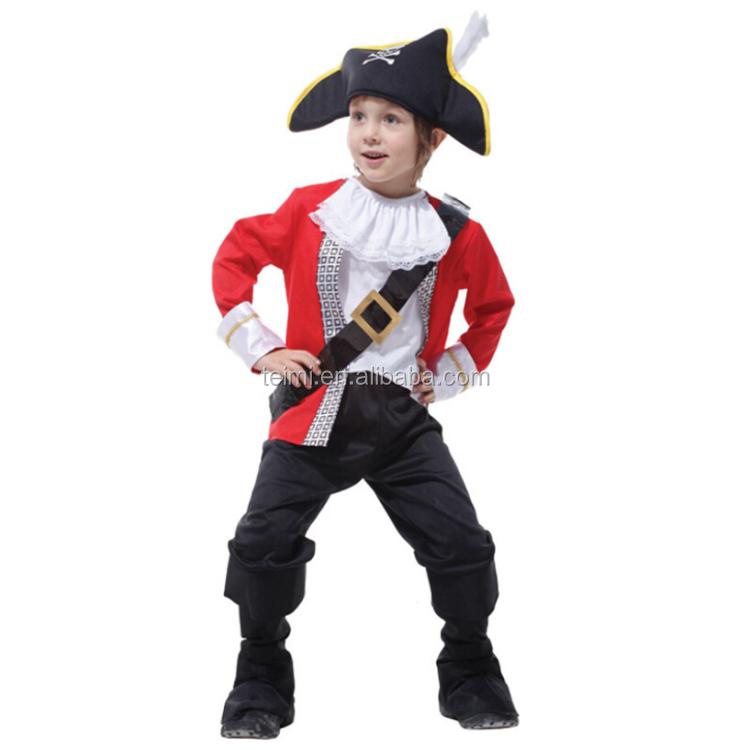 卸売子供のハロウィーンhooke役割淡い海賊子供仮装衣装仕入れ・メーカー・工場