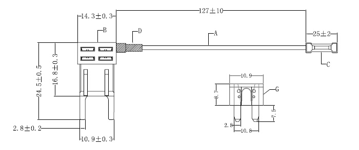 回路を追加標準ミニマイクロヒューズホルダatmの導火線タップヒューズを追加1a2a3a5a7.5a10a15a仕入れ・メーカー・工場