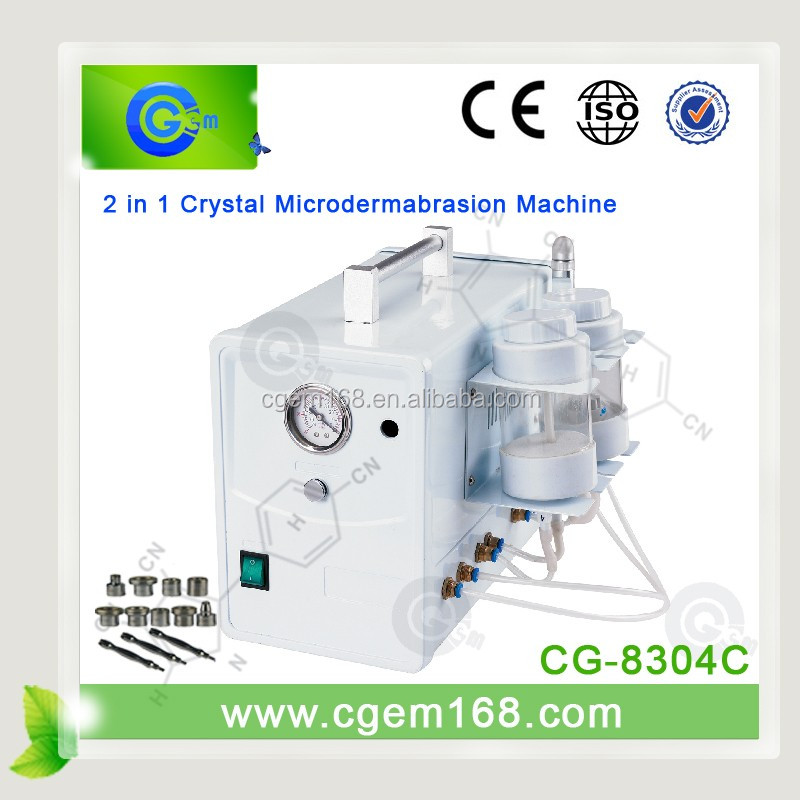 CG-8304C 2 in 1 diamond and crystal microdermabrasion machine 