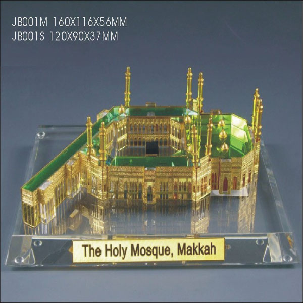 イスラム教のモスク建物モデルクリスタル記念品ギフト仕入れ・メーカー・工場