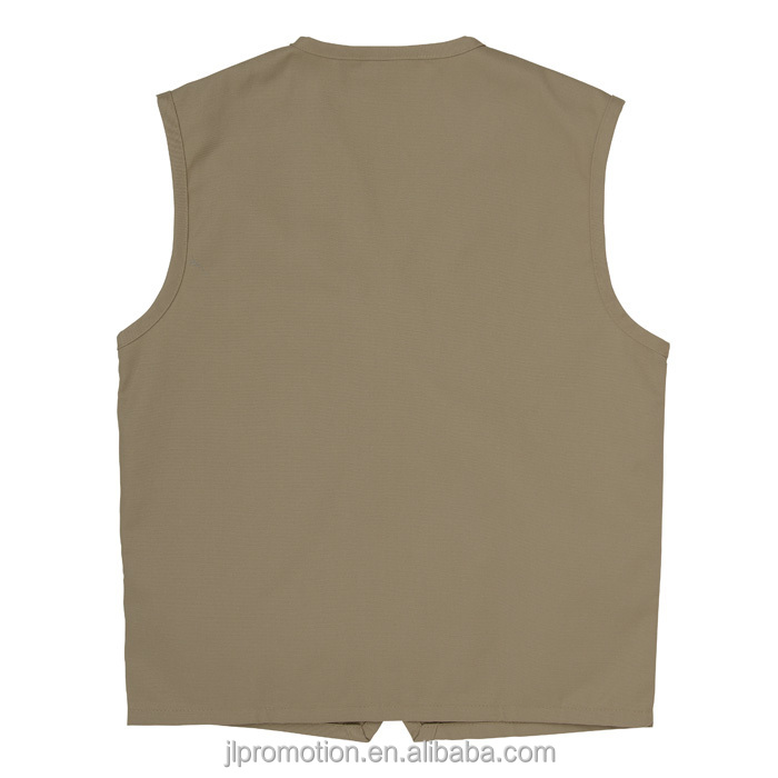 Buttonup Apron Vest With Breast Pocket Made Of 7oz 65/35 Polyester