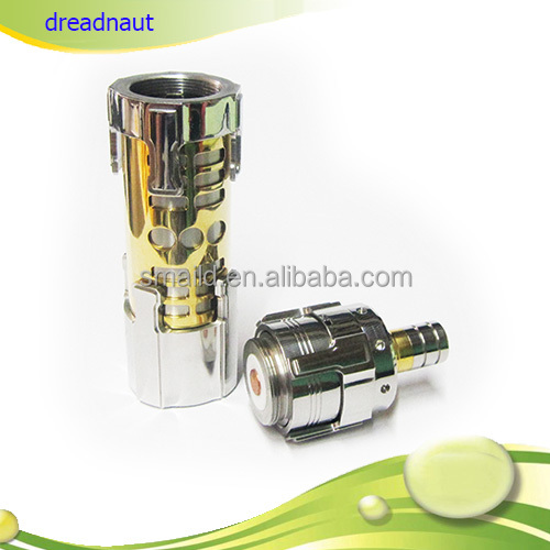 2014 Newest Mechanical Mod 1:1 Clone Dreadnaut Mod 26650 Mod with RBA/RDA Dripping Atomizer