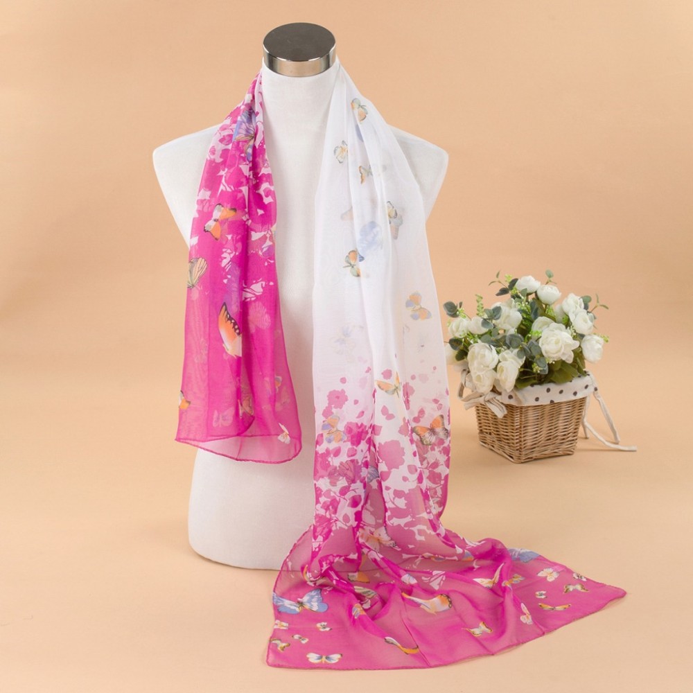 Knitting printed pattern new desing seamless tube scarf