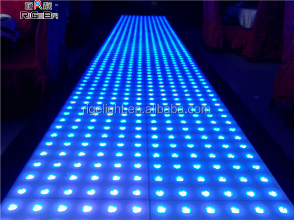 6060cmledのダンスフロア、 結婚式のledのフロアタイル、 の光フローリングの上階問屋・仕入れ・卸・卸売り