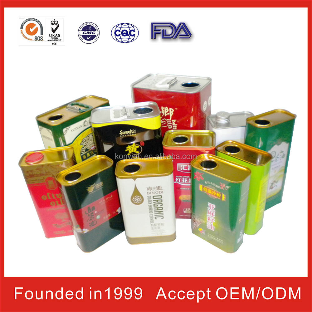 Tinplate Metal Type Tin Can Tin Box