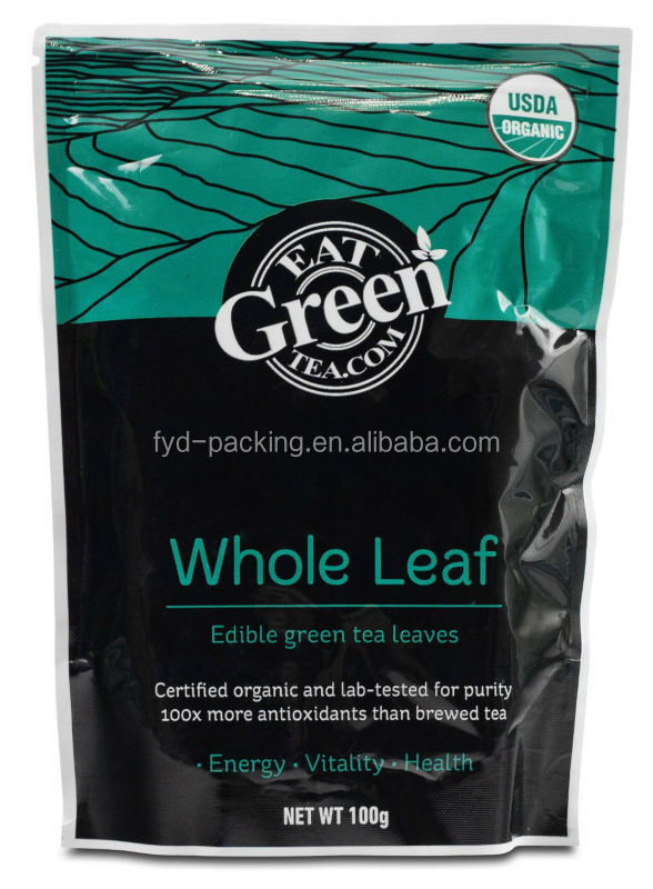 Chinese manufacuring ziplock Indonesia herbal tea bag