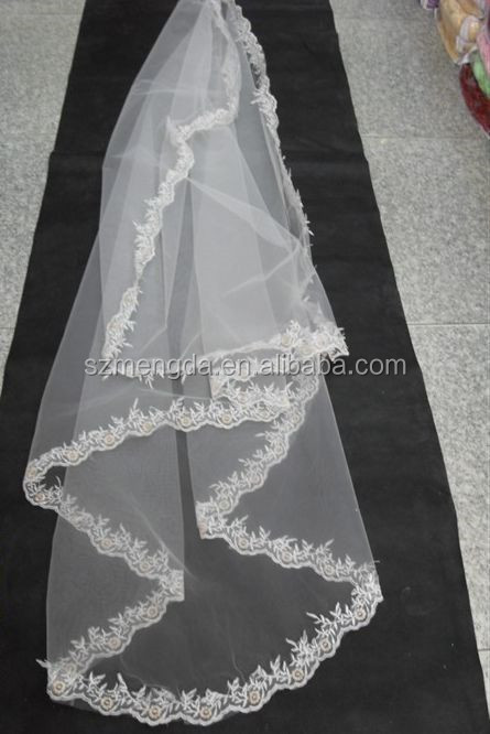 カテドラルの新しいレディースveil2014長い花嫁の結婚式のベール問屋・仕入れ・卸・卸売り