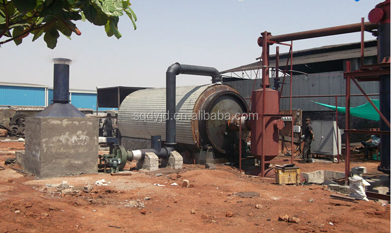 Waste Tyre To Oil Recycling Plant Top Quality Competitive Price 10Ton Capacity
