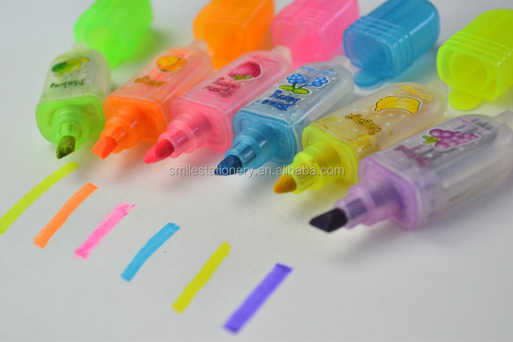 Fruit Scented Mini Highlighters