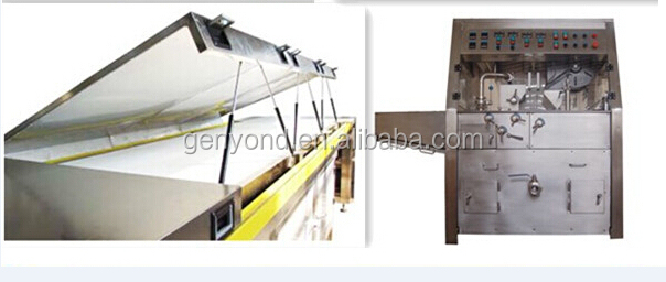 automatice chocolate enrobing machine for wefar/bar /biscuit