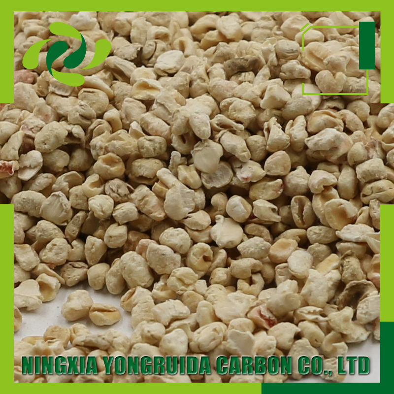 Corncob granule for mushroom and sandblasting