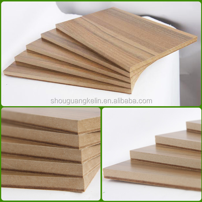 2015熱い販売2.5 〜 25 ミリメートル メラミン直面mdf 問屋・仕入れ・卸・卸売り