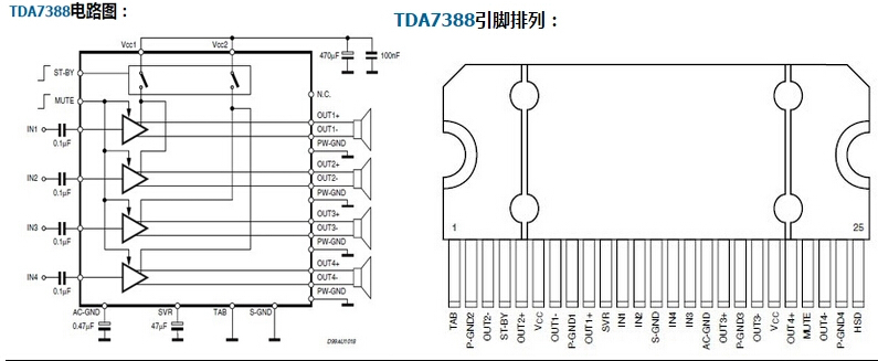 Tda7388 схема магнитола Tda7388 схема магнитола