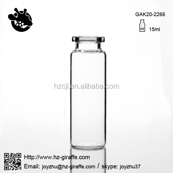 Uspタイプigak20-226615ミリリットル明確な血清ステロイド用ガラスボトル問屋・仕入れ・卸・卸売り