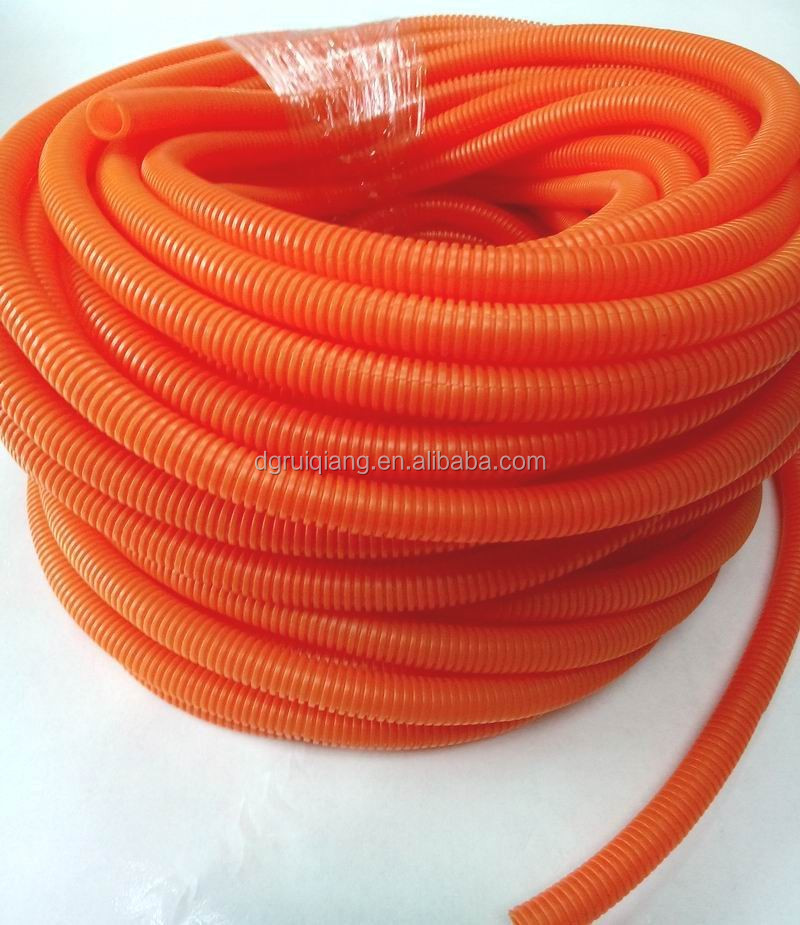 Orange Flexible Polyethylene Corrugated Tube Hose Buy Corrugated