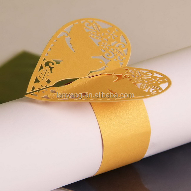 愛の鳥の設計のナプキンリングの紙包装材2015( bf148)仕入れ・メーカー・工場