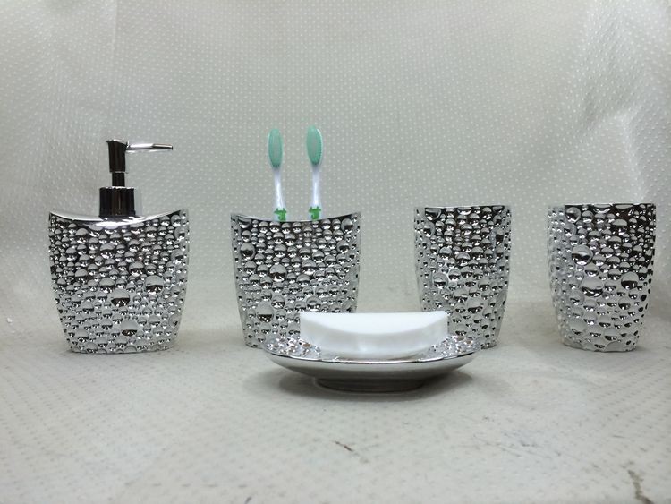 Dubai Wholesale Royal Luxury Resin Bathroom Accessories Sets Buy