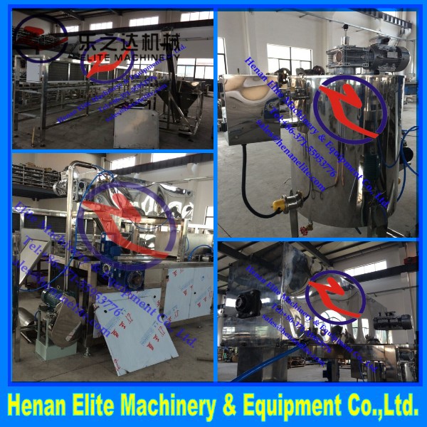 Granola bar machine in chocolate production line