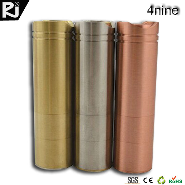 New Arrival ecig mod 4nine 26650 mod,copper and brass 4nine mod in stock