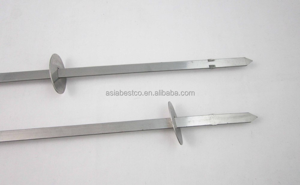 トップグレードゴム木ハンドルbbq串/バーベキューアクセサリー問屋・仕入れ・卸・卸売り