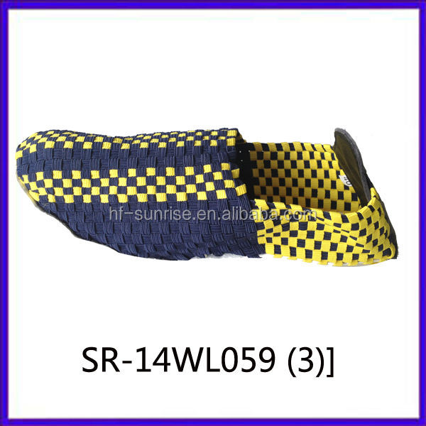 新しいスタイル2014年sr- 14wl054ミックス織色のハンドストラップの靴仕入れ・メーカー・工場