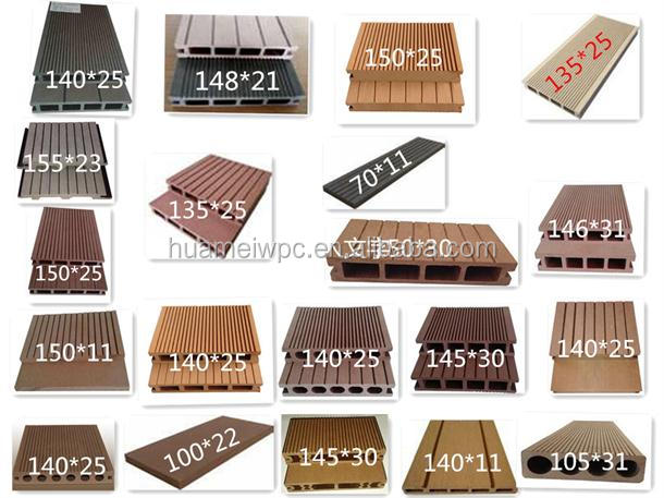 New Material Construction WPC Decking Floor
