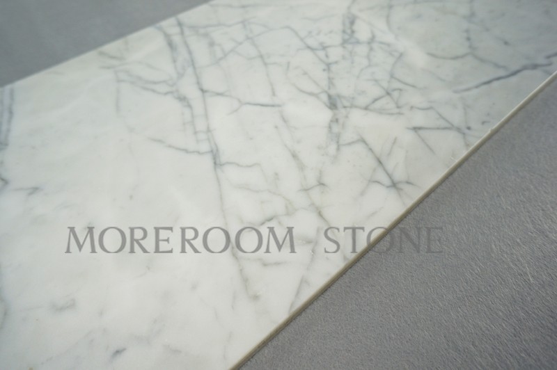Moreroom Stone Calacatta Marble Tile White Carrara Marble Tile White Marble Stone White Marble Floor Design 24x24 White Carrara Marble Tiles -4.jpg