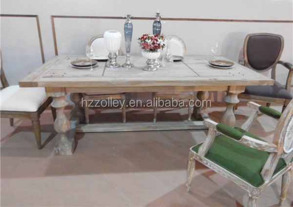 Francés apenada muebles rústicos de madera reciclada restaurante ... Muebles de comedor rustico antiguo