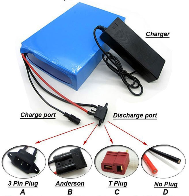48v 20ah Lifepo Battery Pack Portable Lifepo4 Power Pack 48v 1000w
