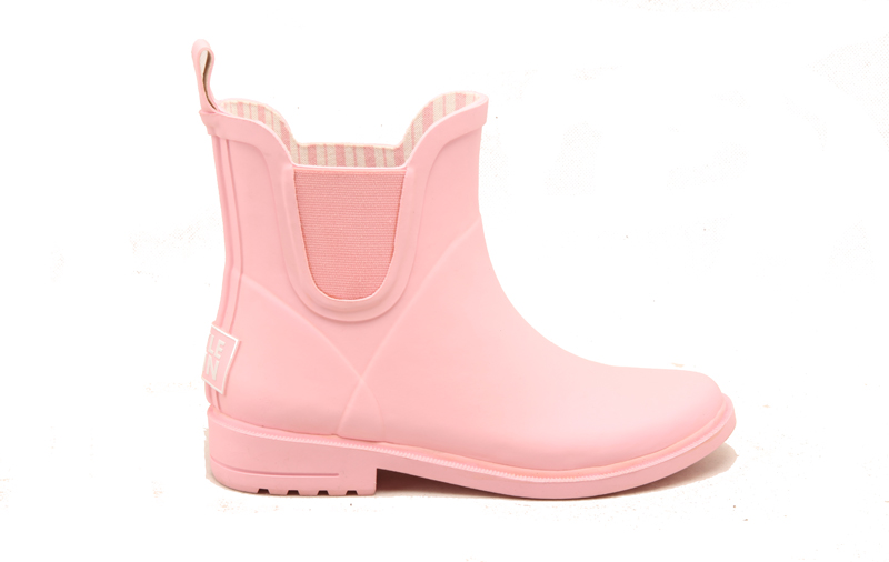 hot pink rubber boots