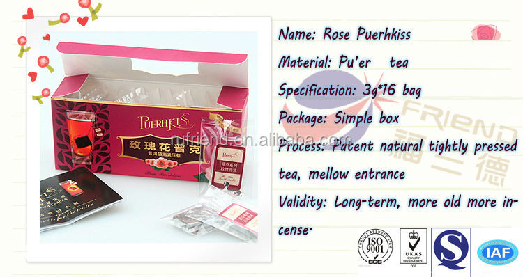 Cool and refreshing healthy compressed rose tea