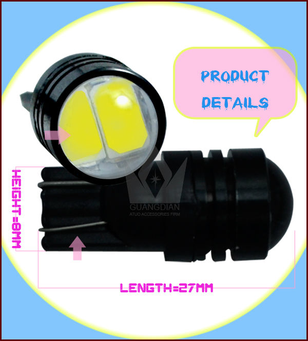 新製品T10 5630 2SMD オートポジションランプLED12V5630チップSMD レンズ付け2連12V/1W ポジションランプ/クリアランス ランプ/ ルームライト問屋・仕入れ・卸・卸売り