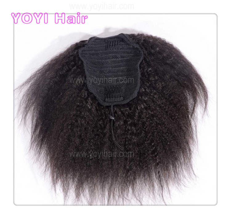 drawstring ponytail hair